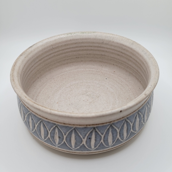 Zion Studio Pottery Vintage 1982 Bowl Blue - Picture 5 of 8